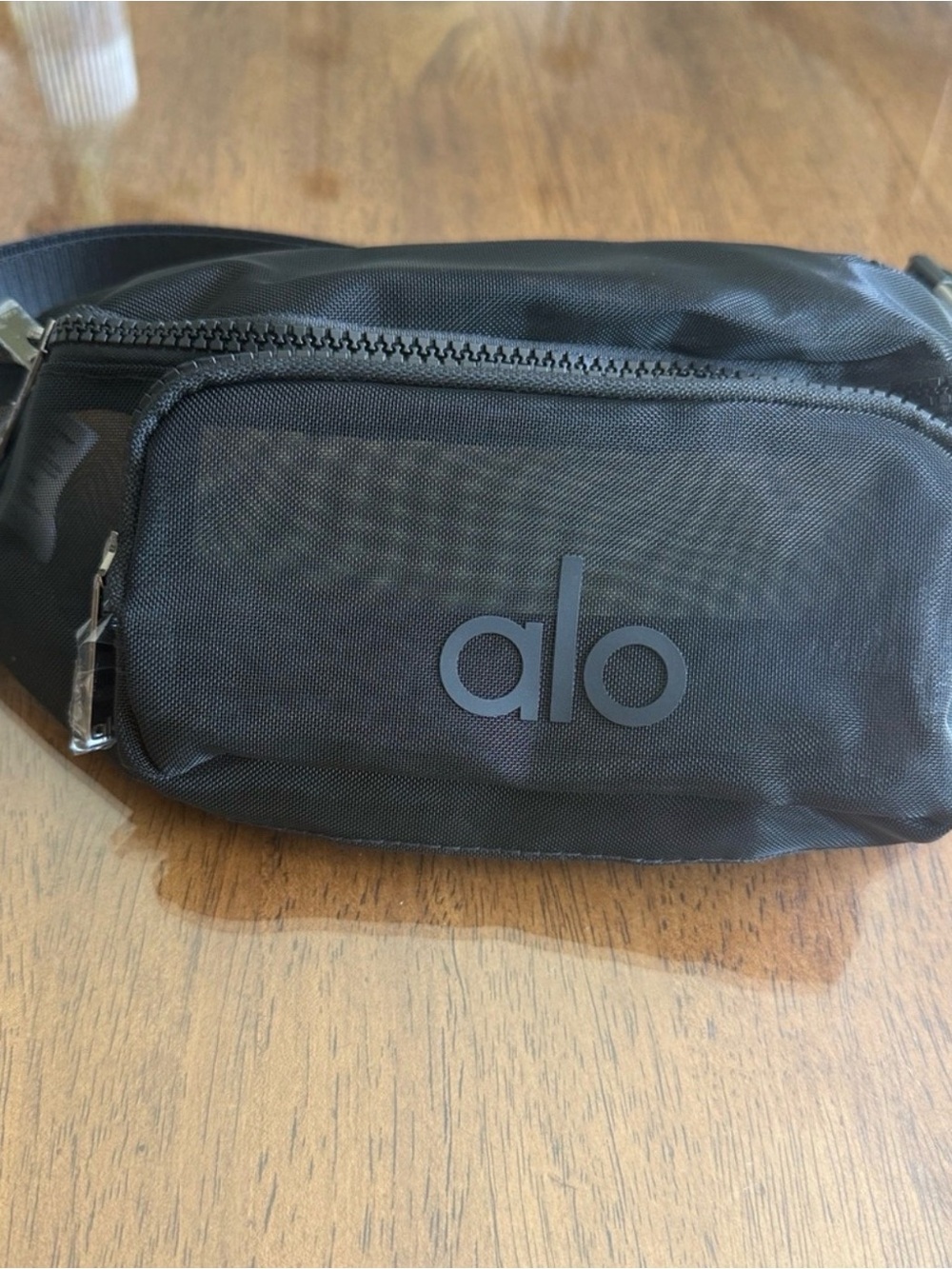 ALO Yoga Black Fanny Belt Bag - Minimal Logo